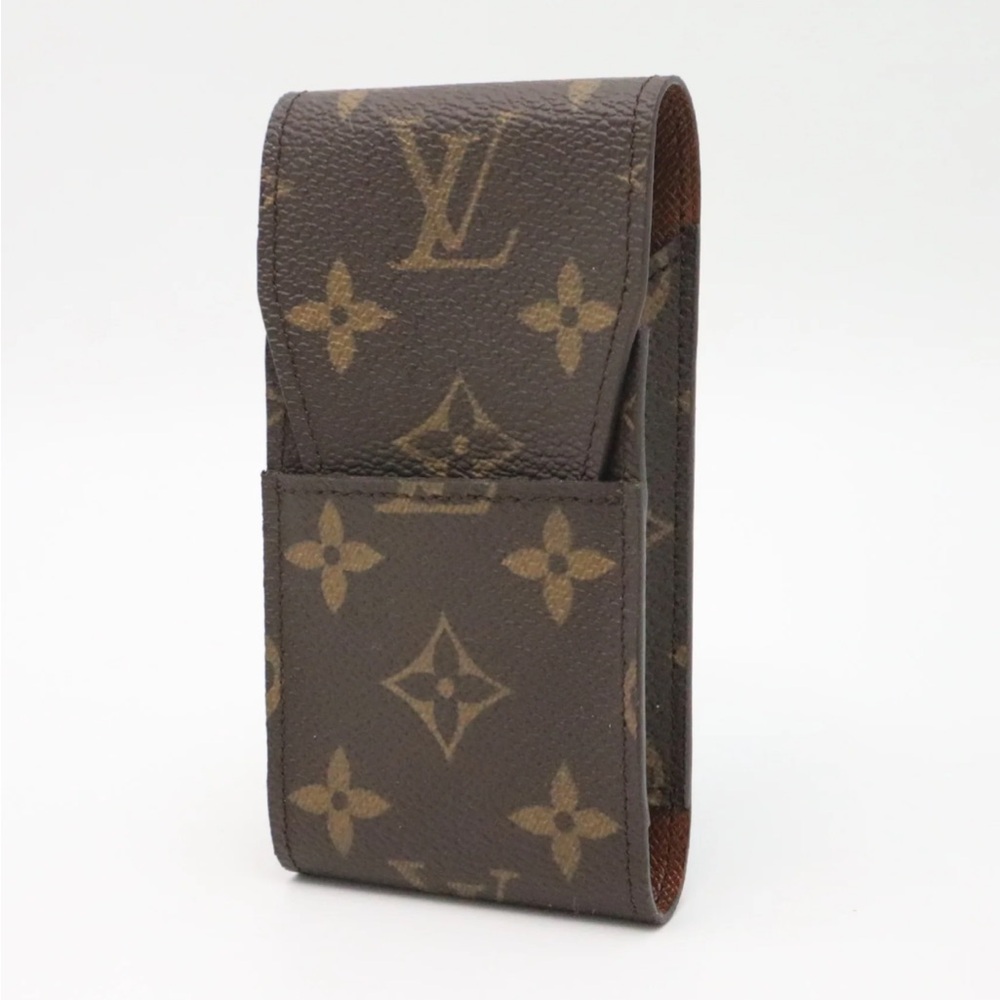 Louis Vuitton Brown Monogram Key & Card Holder